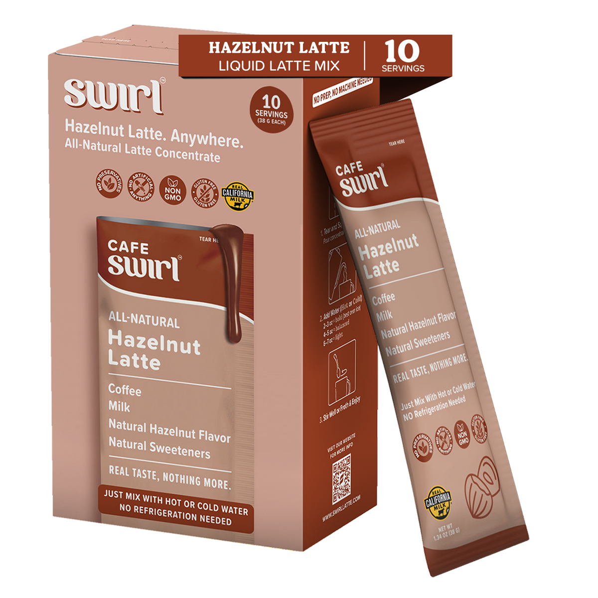 Hazelnut Latte | Swirl Drinks