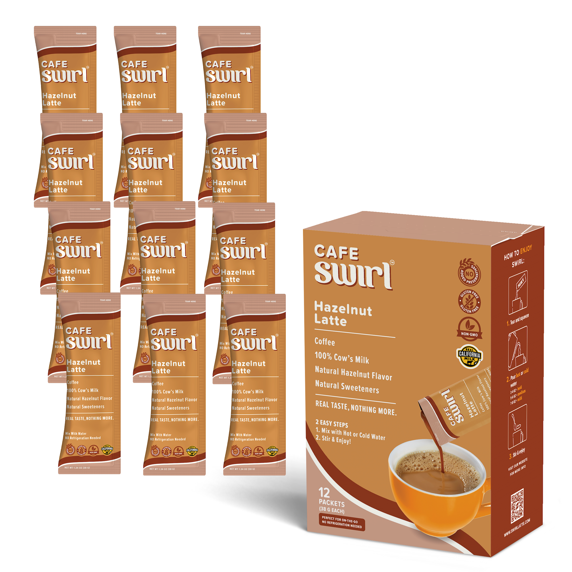 Hazelnut Latte | Swirl Drinks
